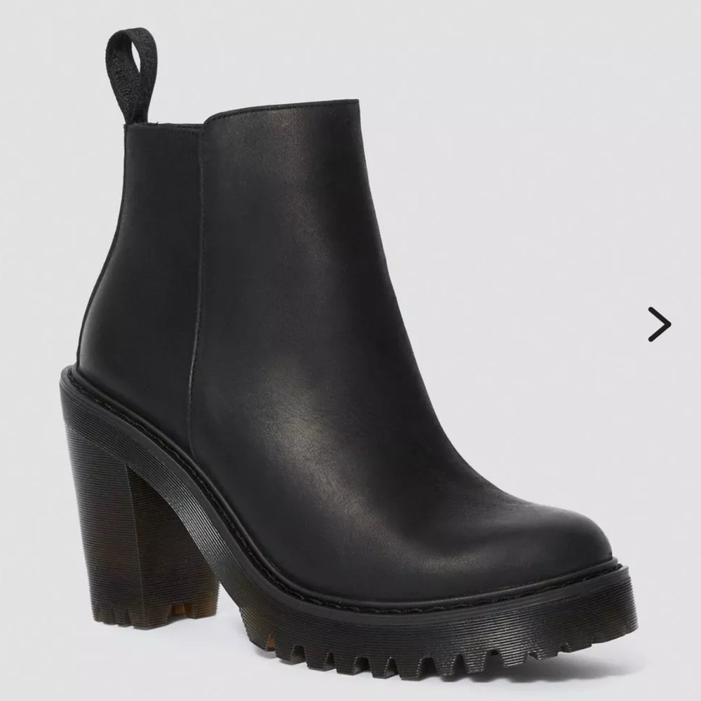 Dr Martens Magdalena Leather Heeled Chelsea Boots